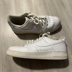 Nike Air Force Ones White Womans Sneakers Sz 10